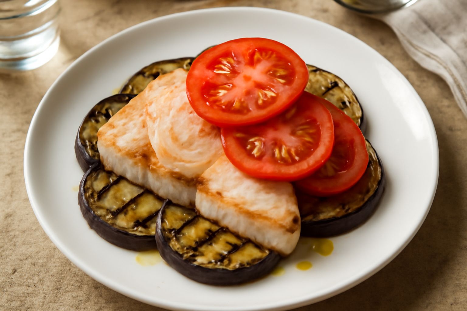 Pesce spada con melanzane