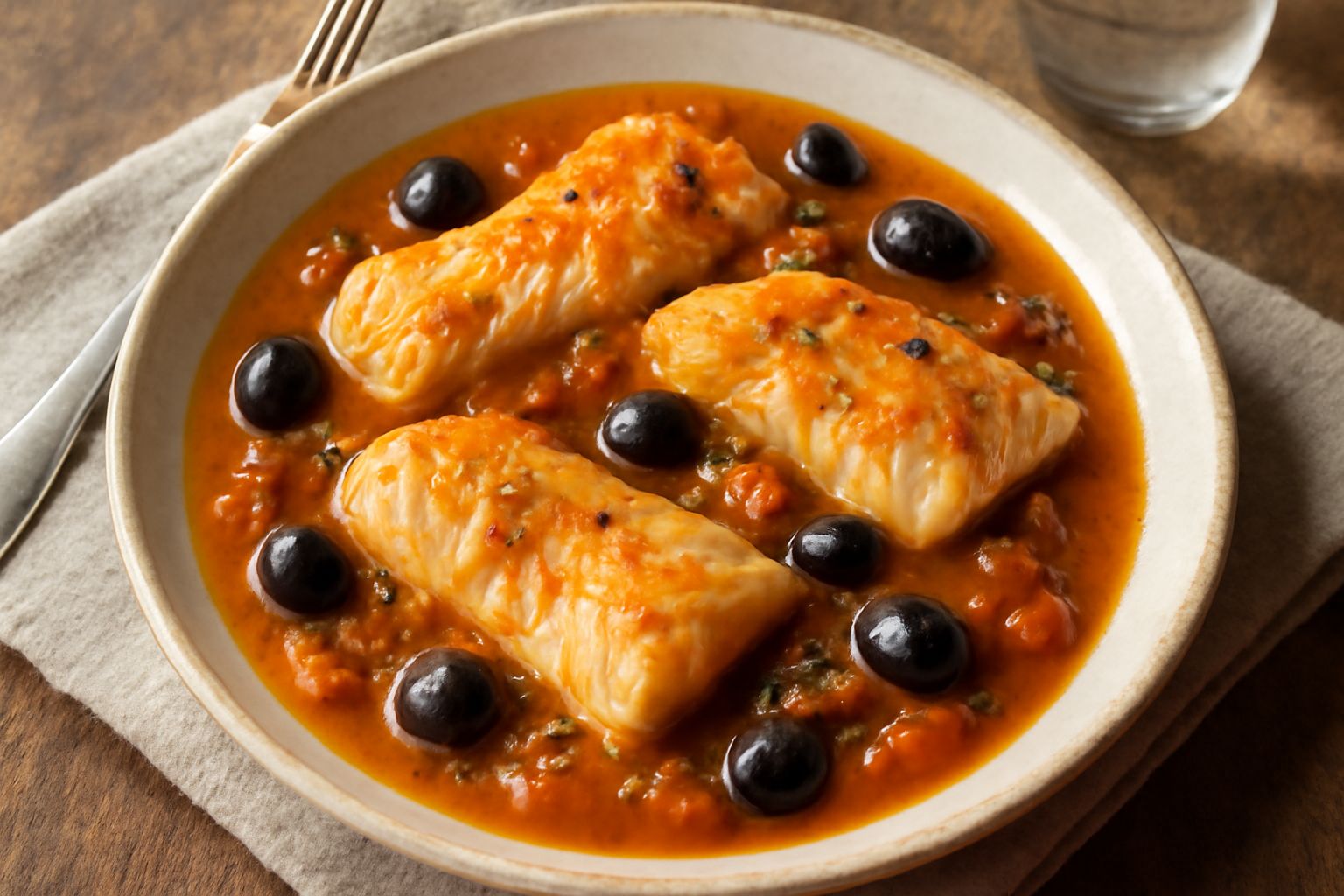 Pesce stocco in umido