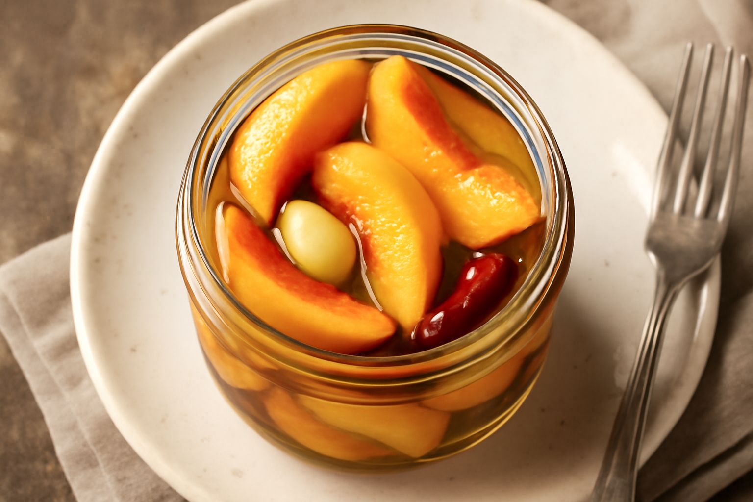 Pesche sott'olio