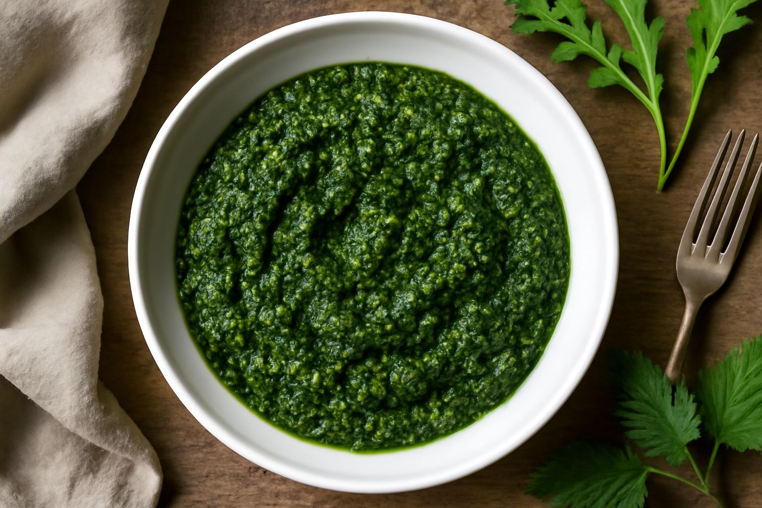 Pesto d'erbe spontanee