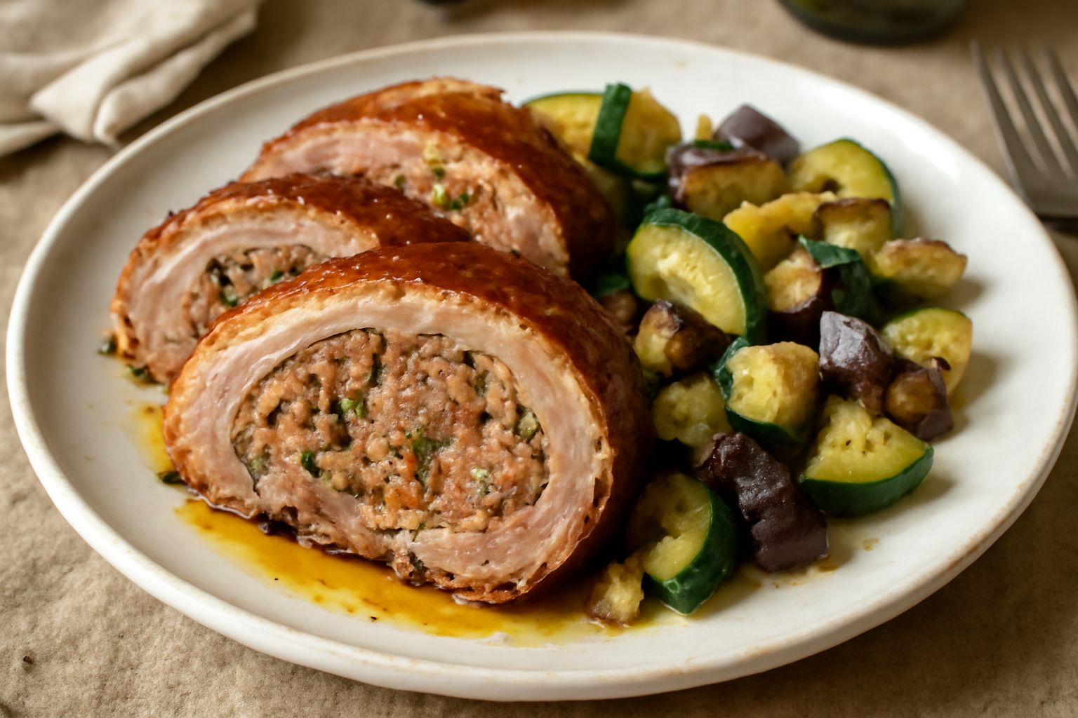 Petto d'agnello ripieno