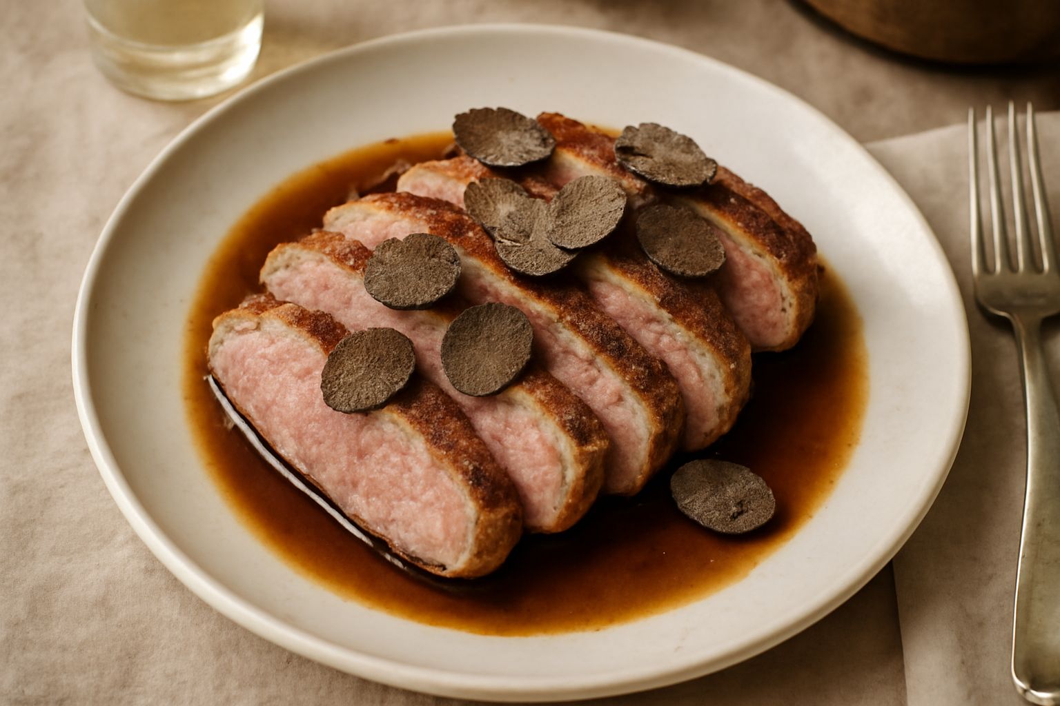 Petto d'anatra con tartufo