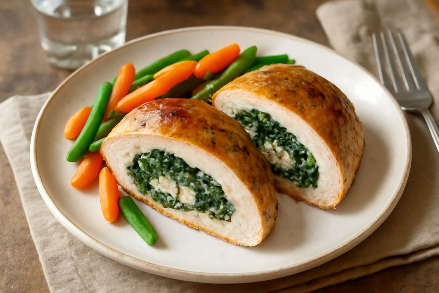 Petto di pollo ripieno