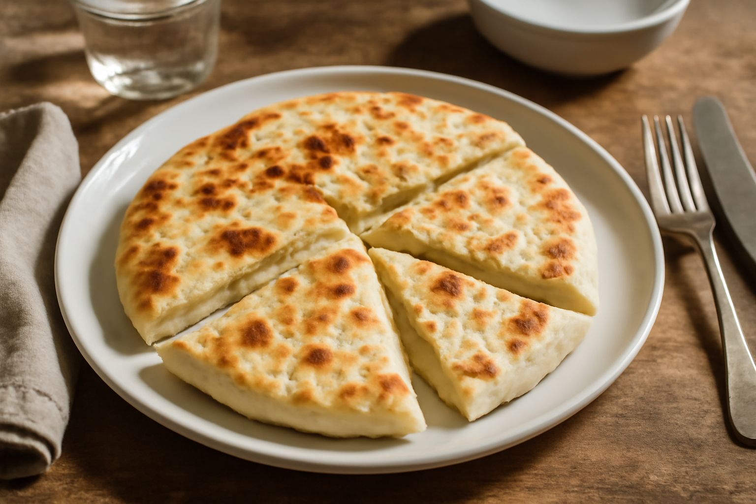 Piadina ripiena di formaggio