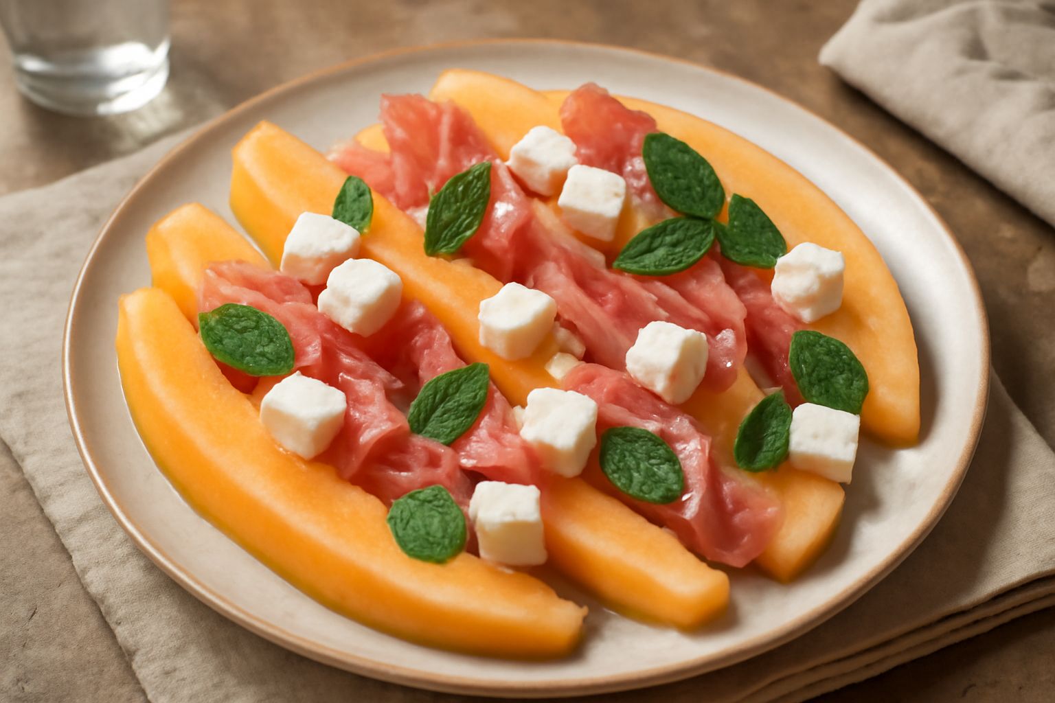 Piatto freddo di melone