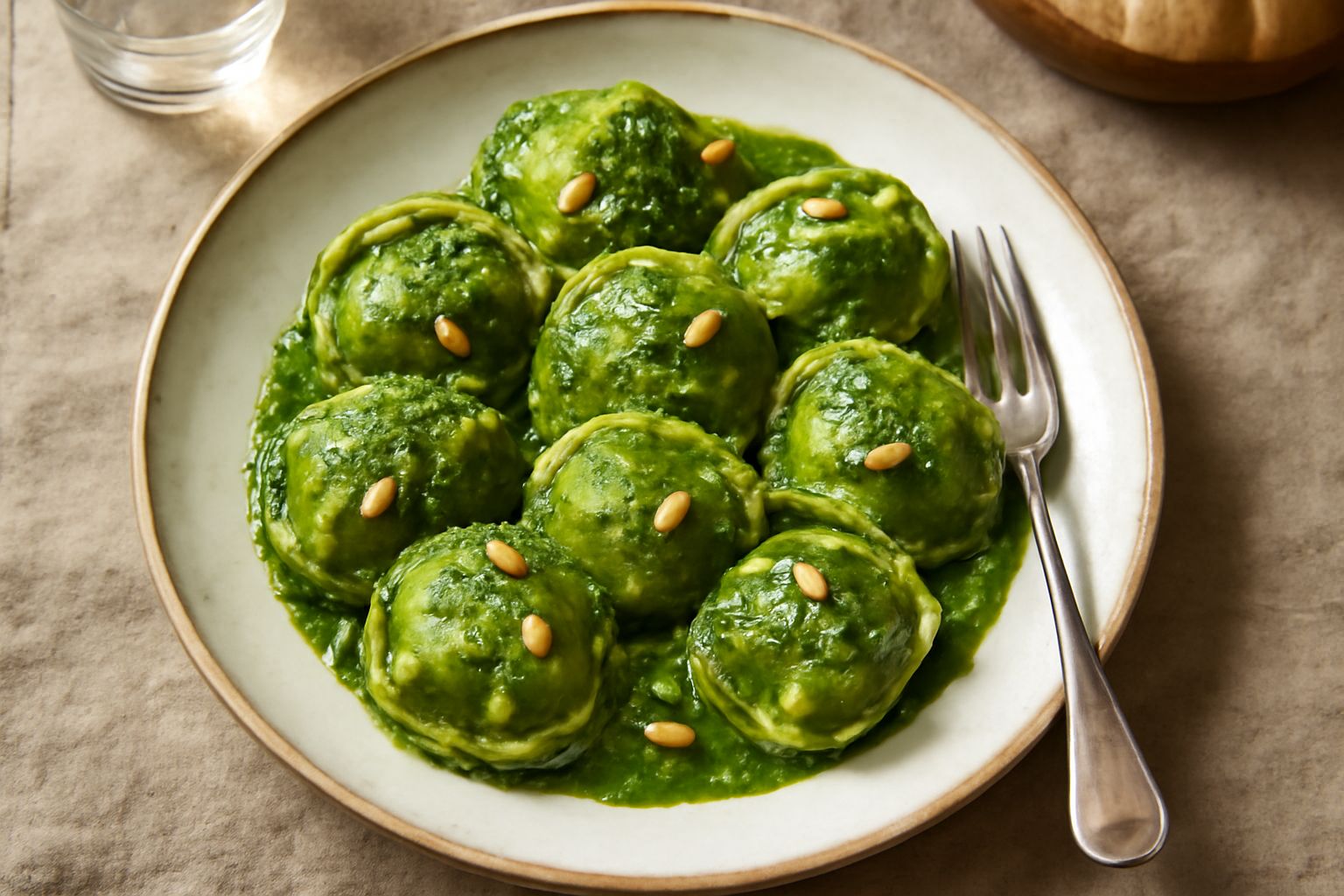 Picagge con pesto