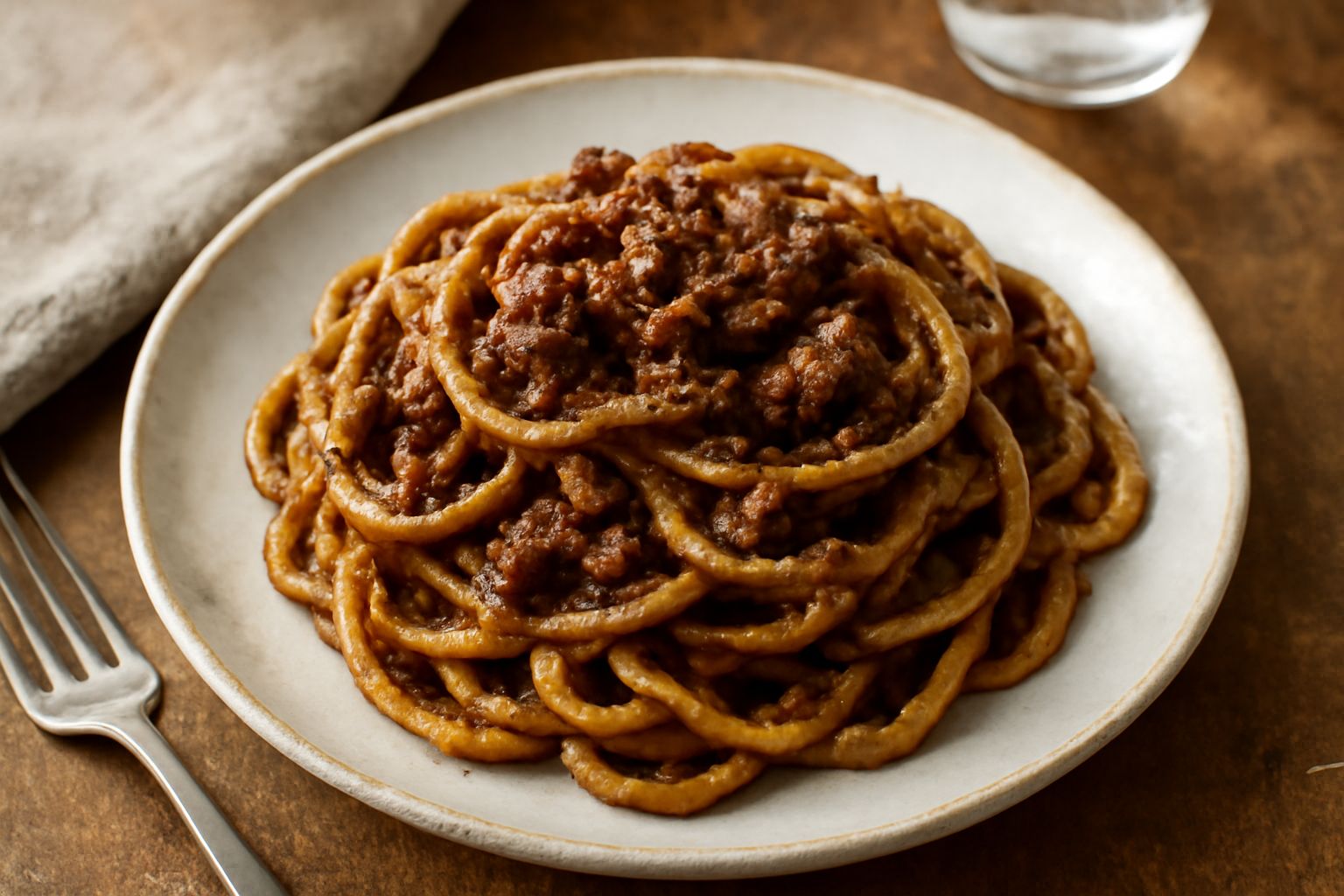 Pici al ragù di cinghiale