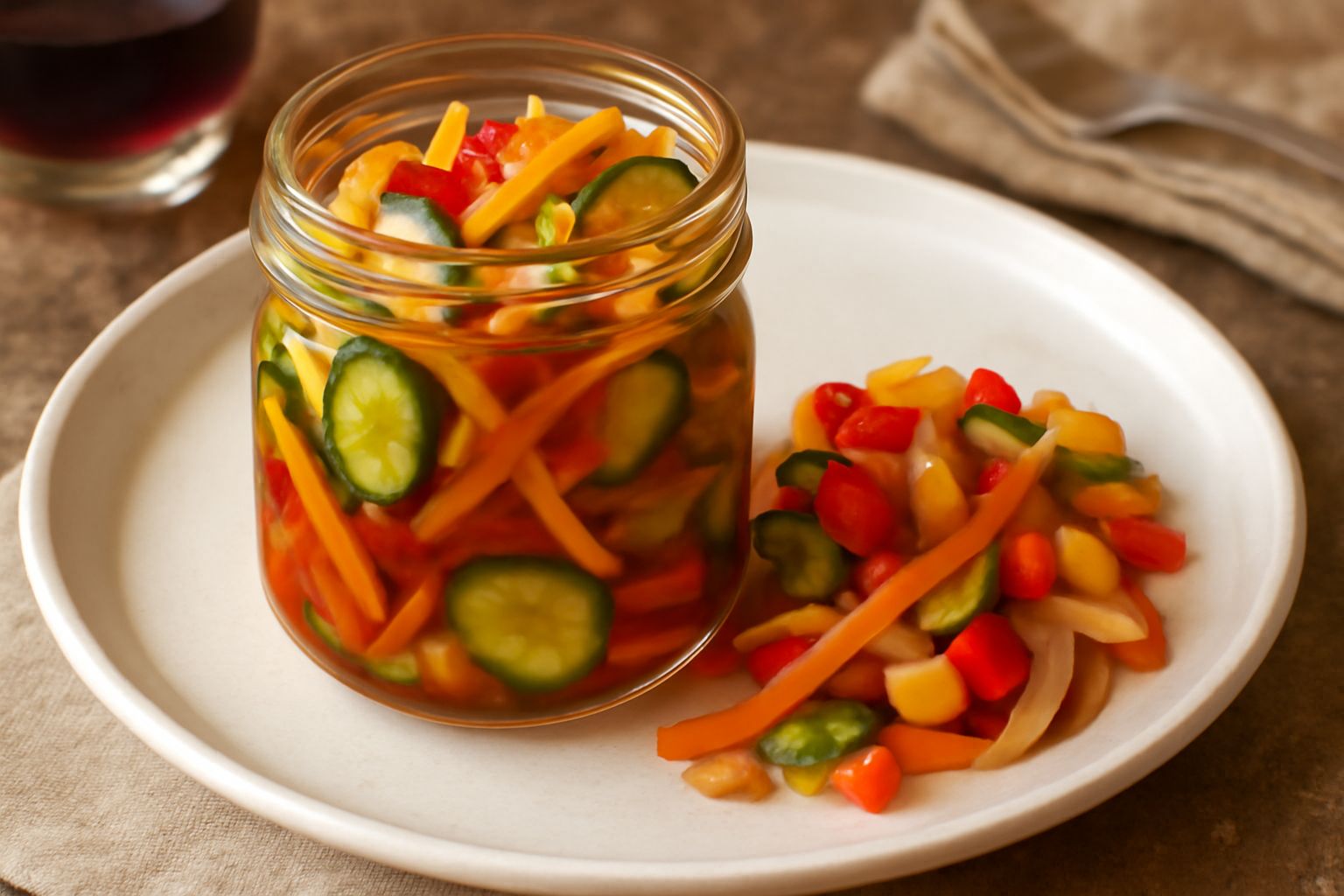 Pickled vegetable relish