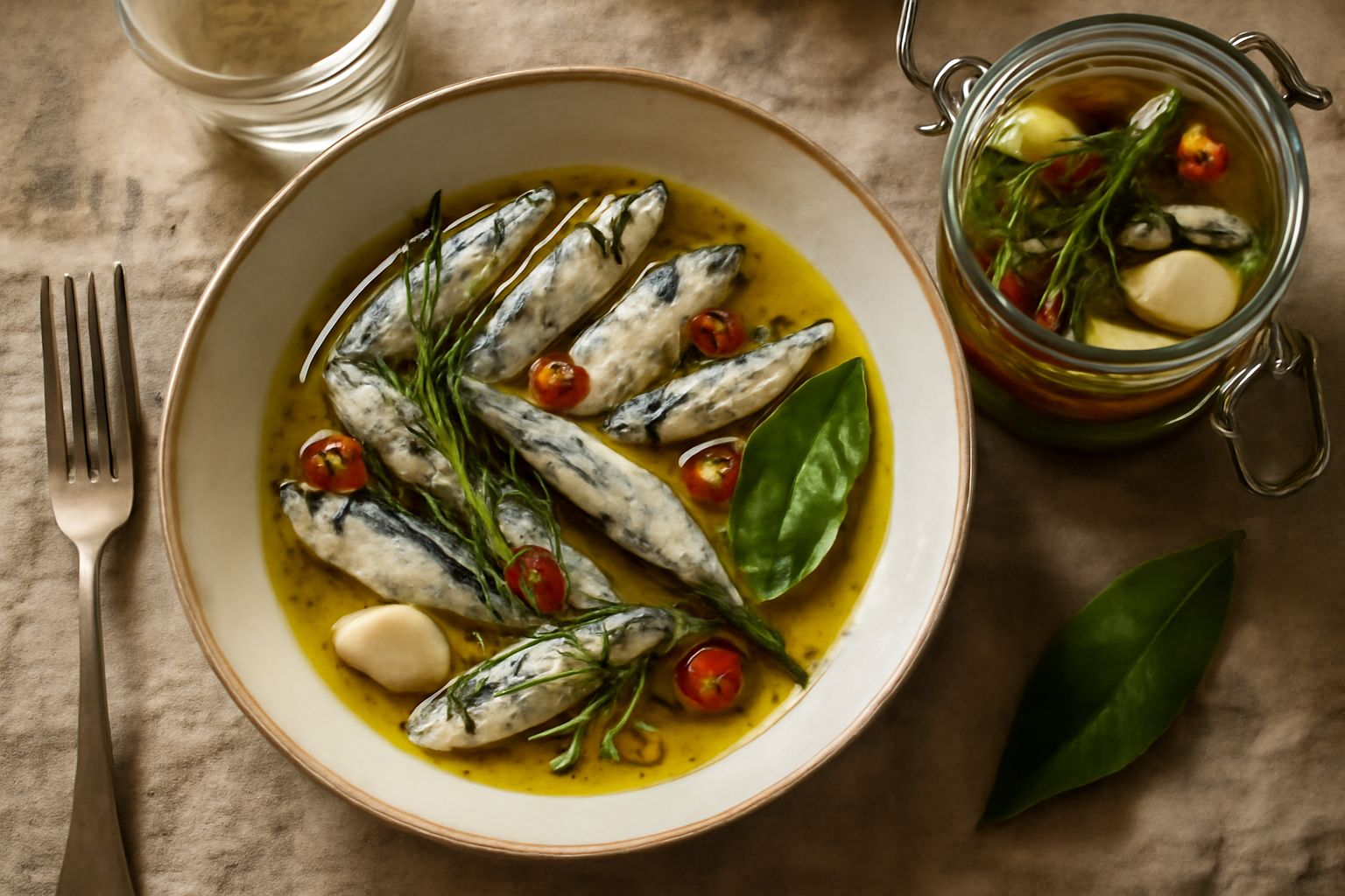 Piscetti sott'olio