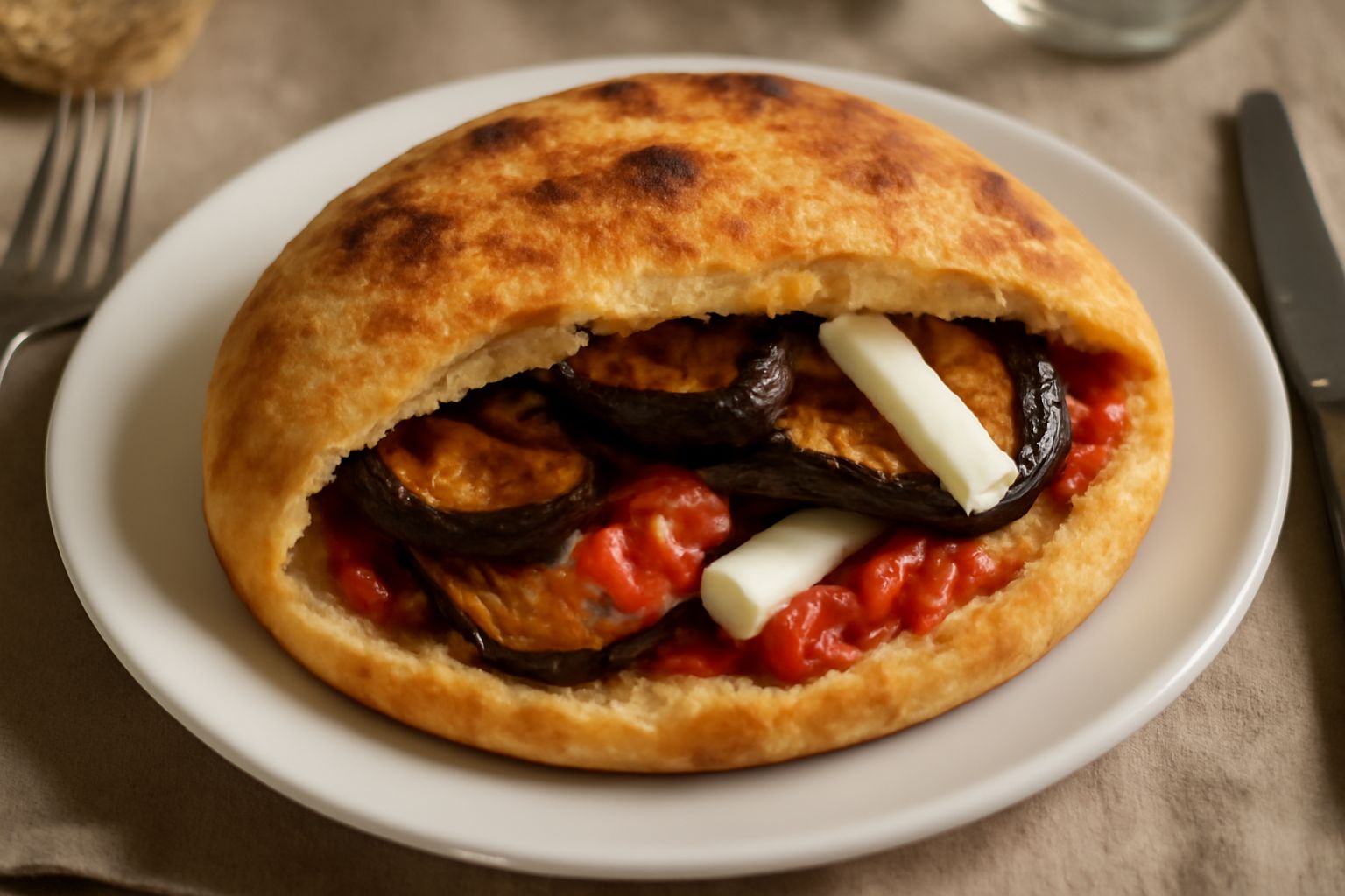 Pitta ca' la melanzana