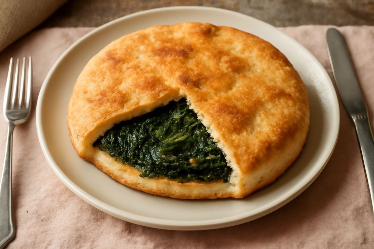 Pitta cu' la cicoria