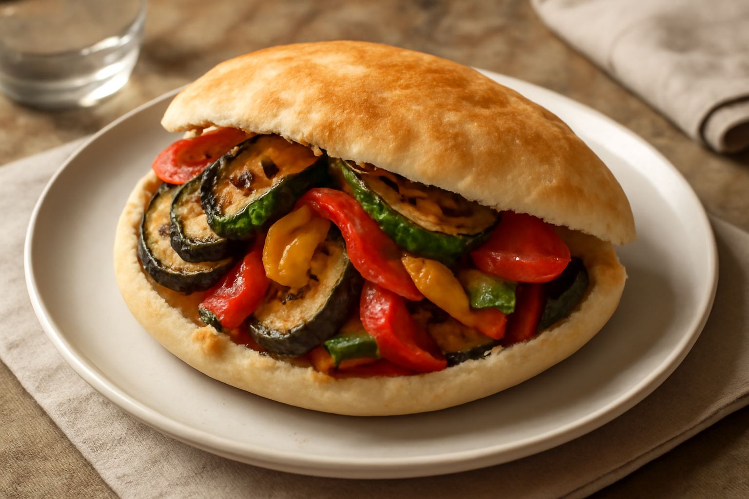 Pitta di verdure miste