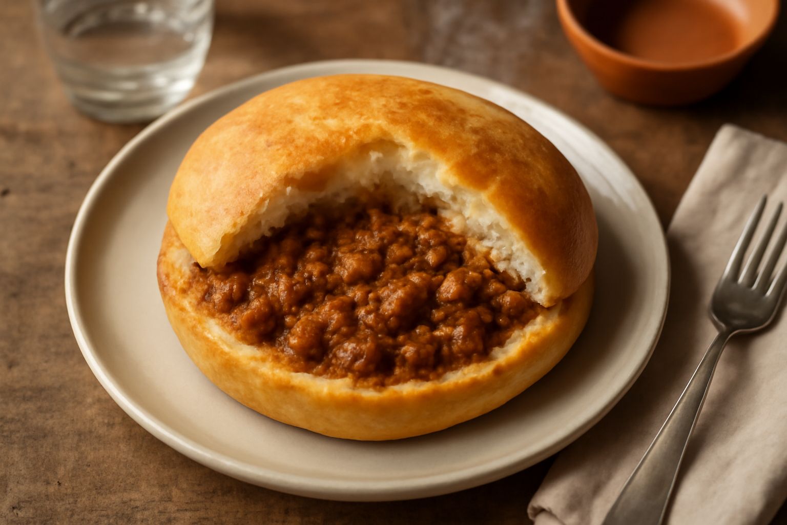 Pitta ripiena di ragù