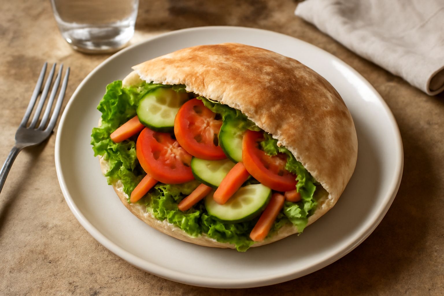 Pitta ripiena di verdure