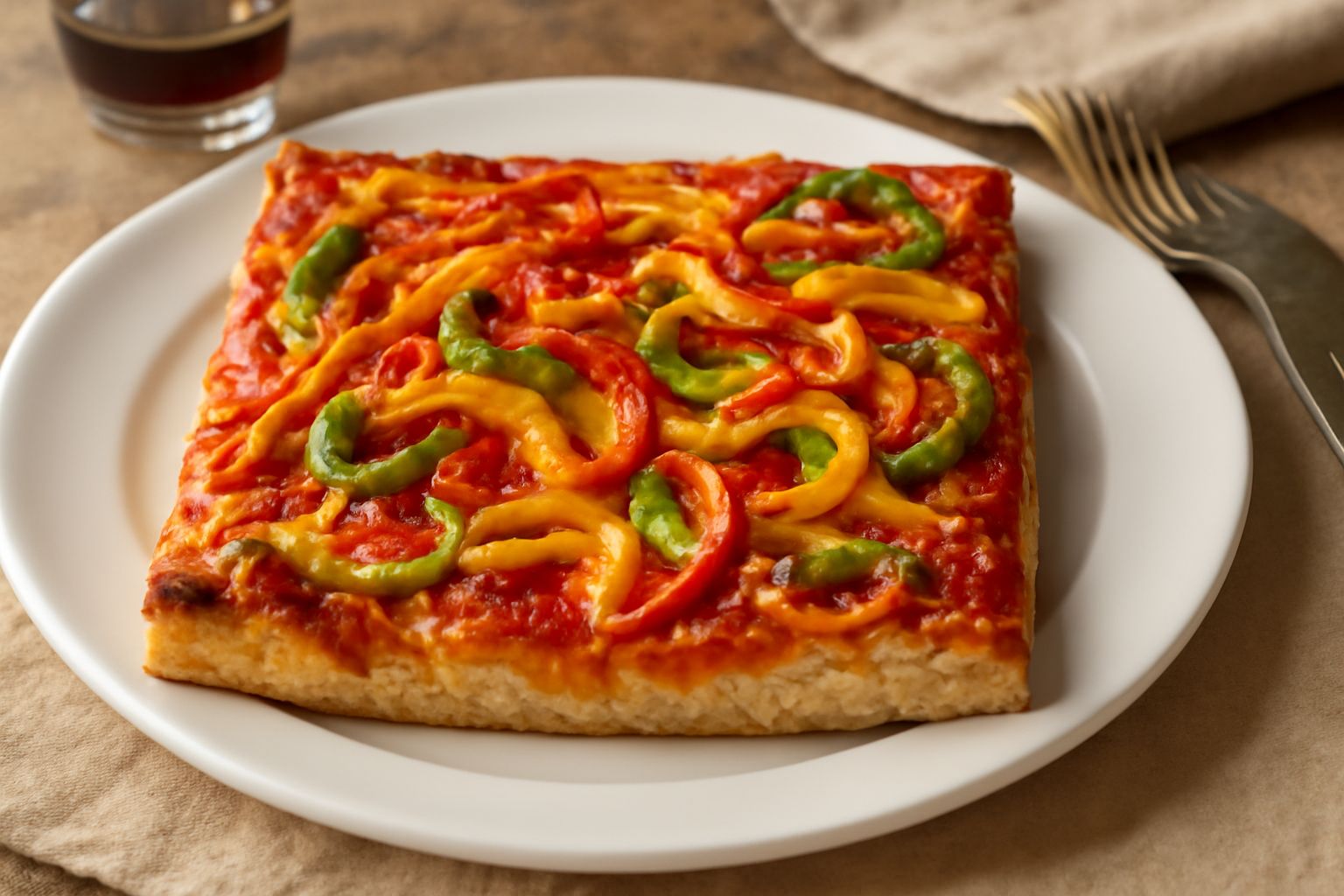 Pizza al taglio con friggitelli