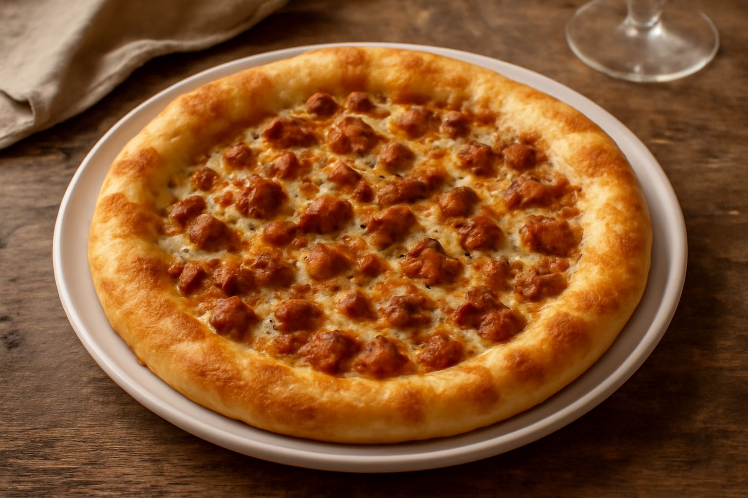 Pizza con i ciccioli