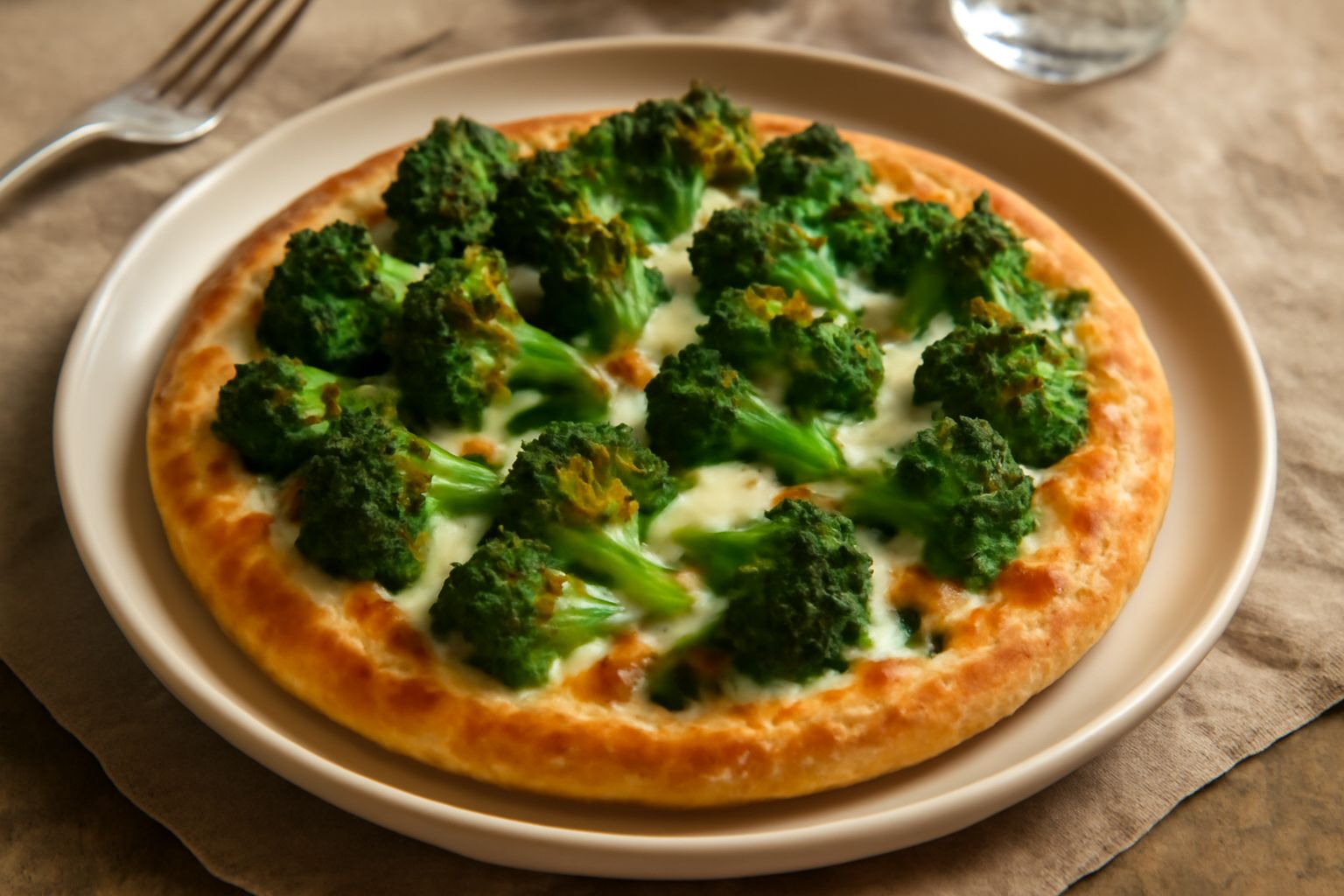 Pizza di broccoli