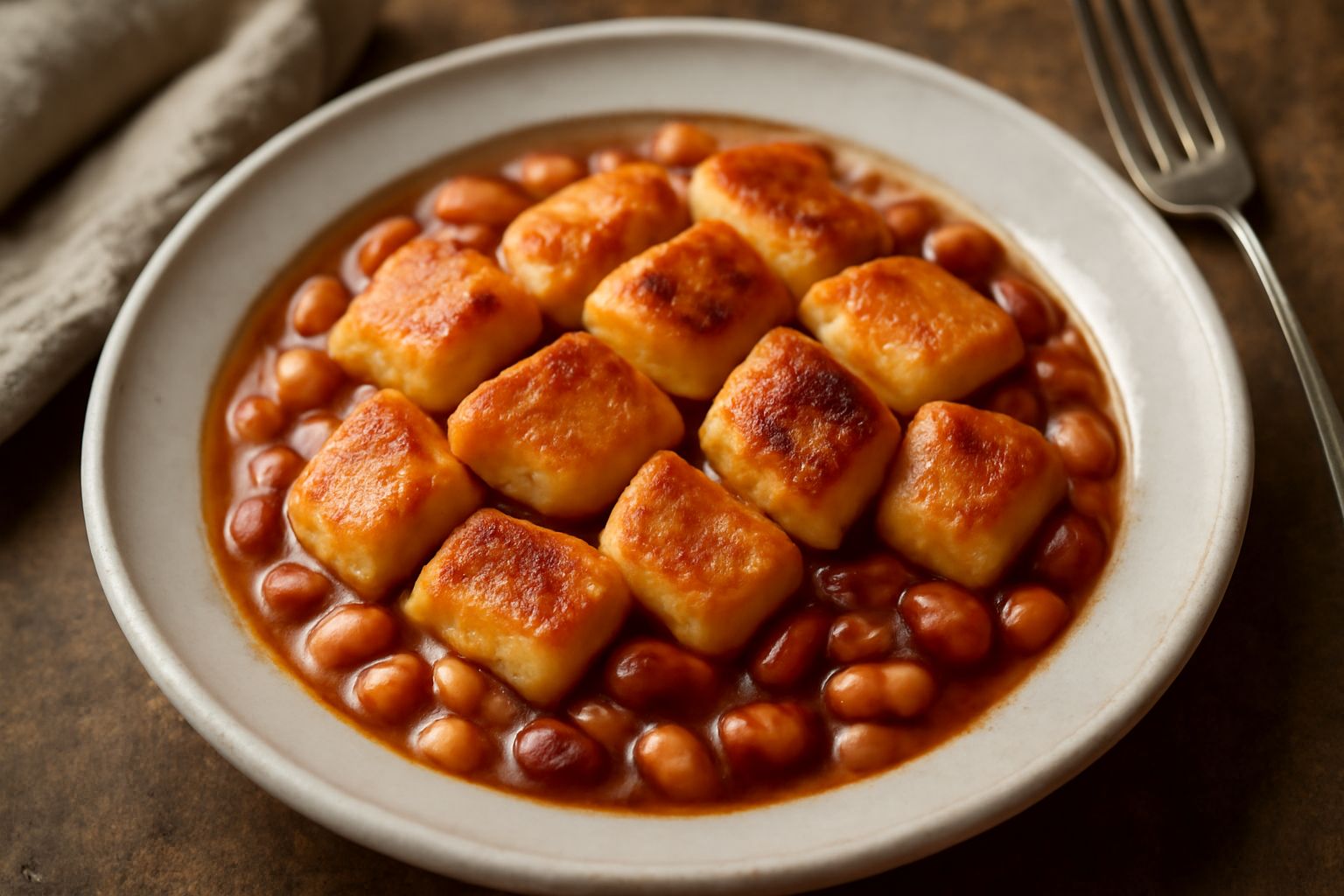 Pizzicotti e fagioli