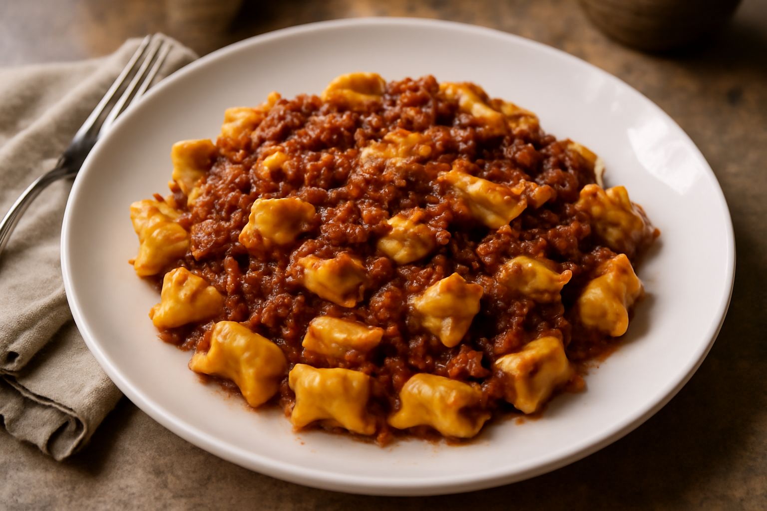 Plin al ragù