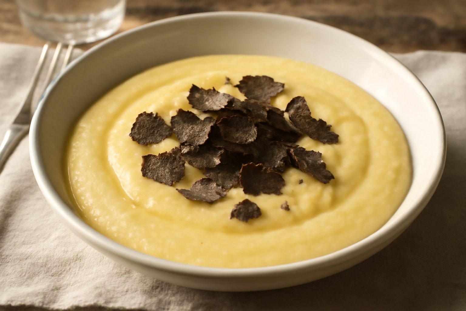 Polenta al tartufo