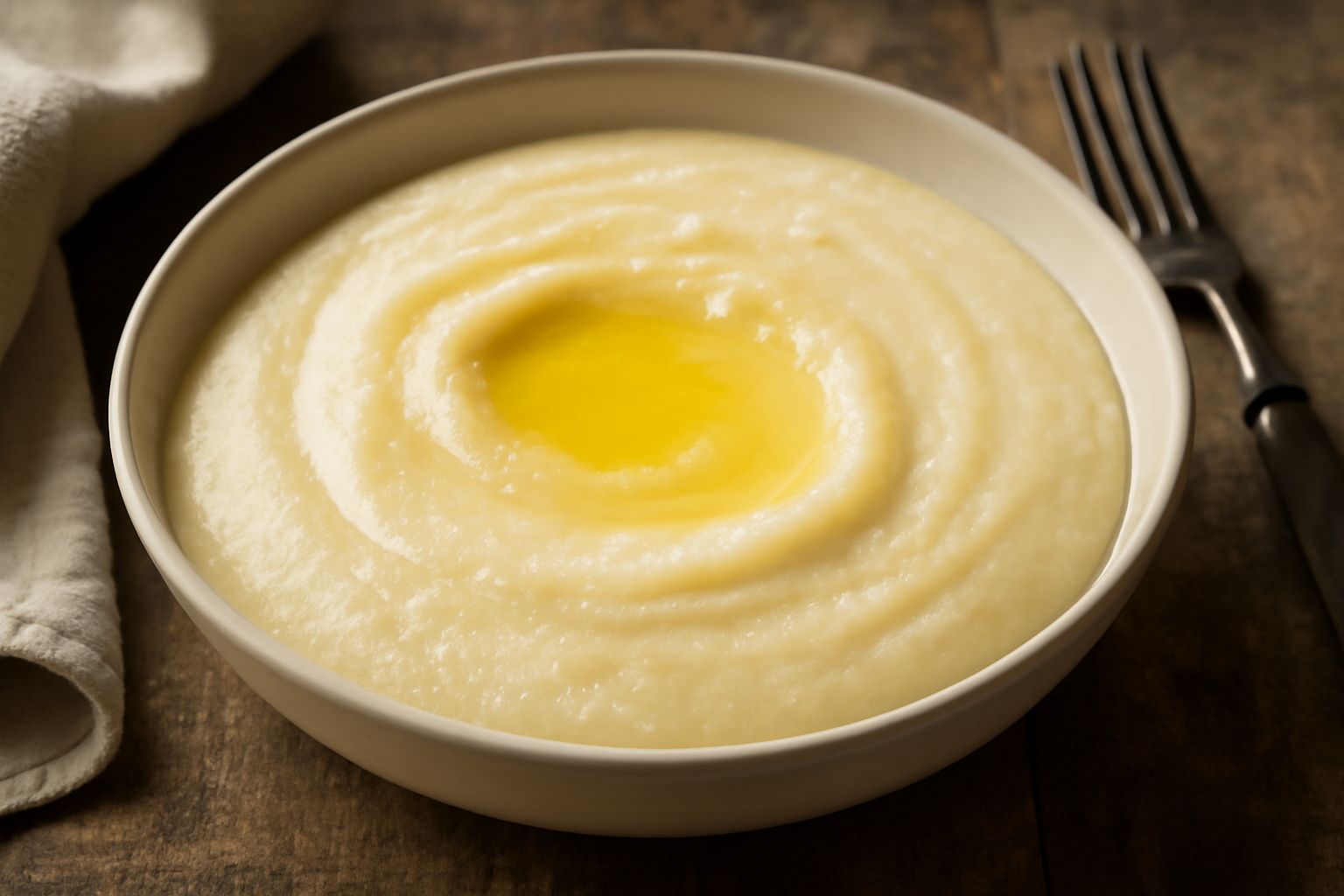 Polenta bianca