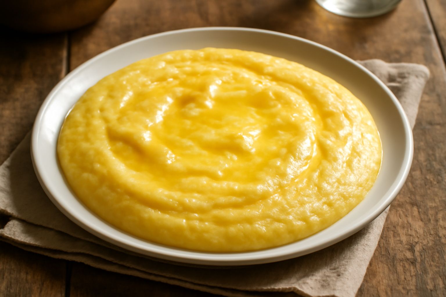 Polenta con formaggio e burro