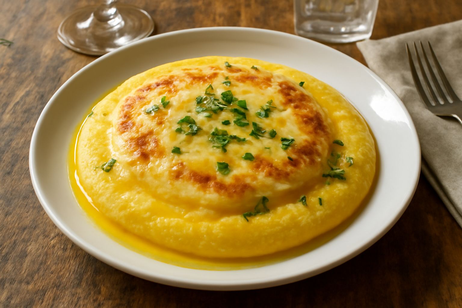 Polenta concia