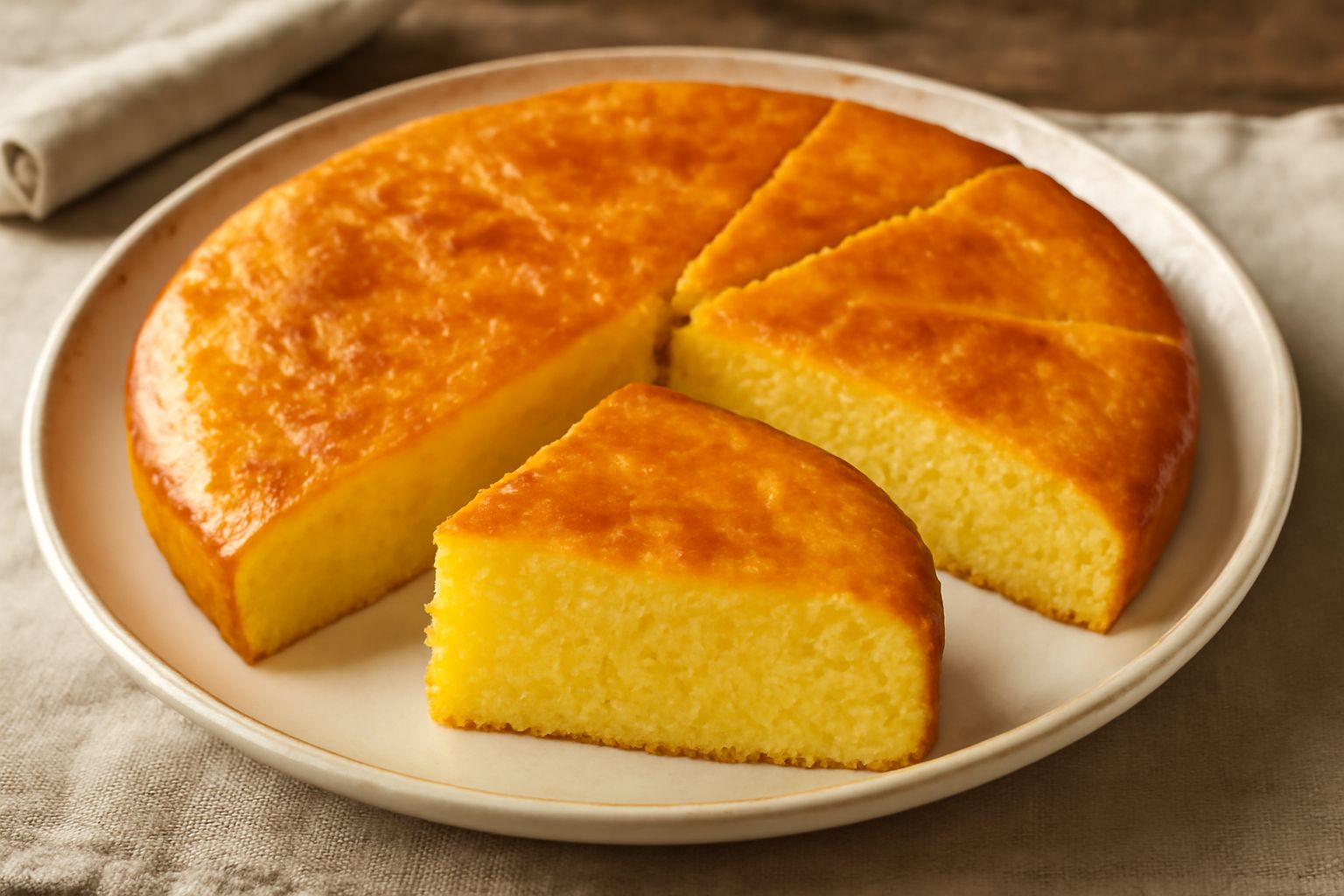 Polenta dolce lievitata