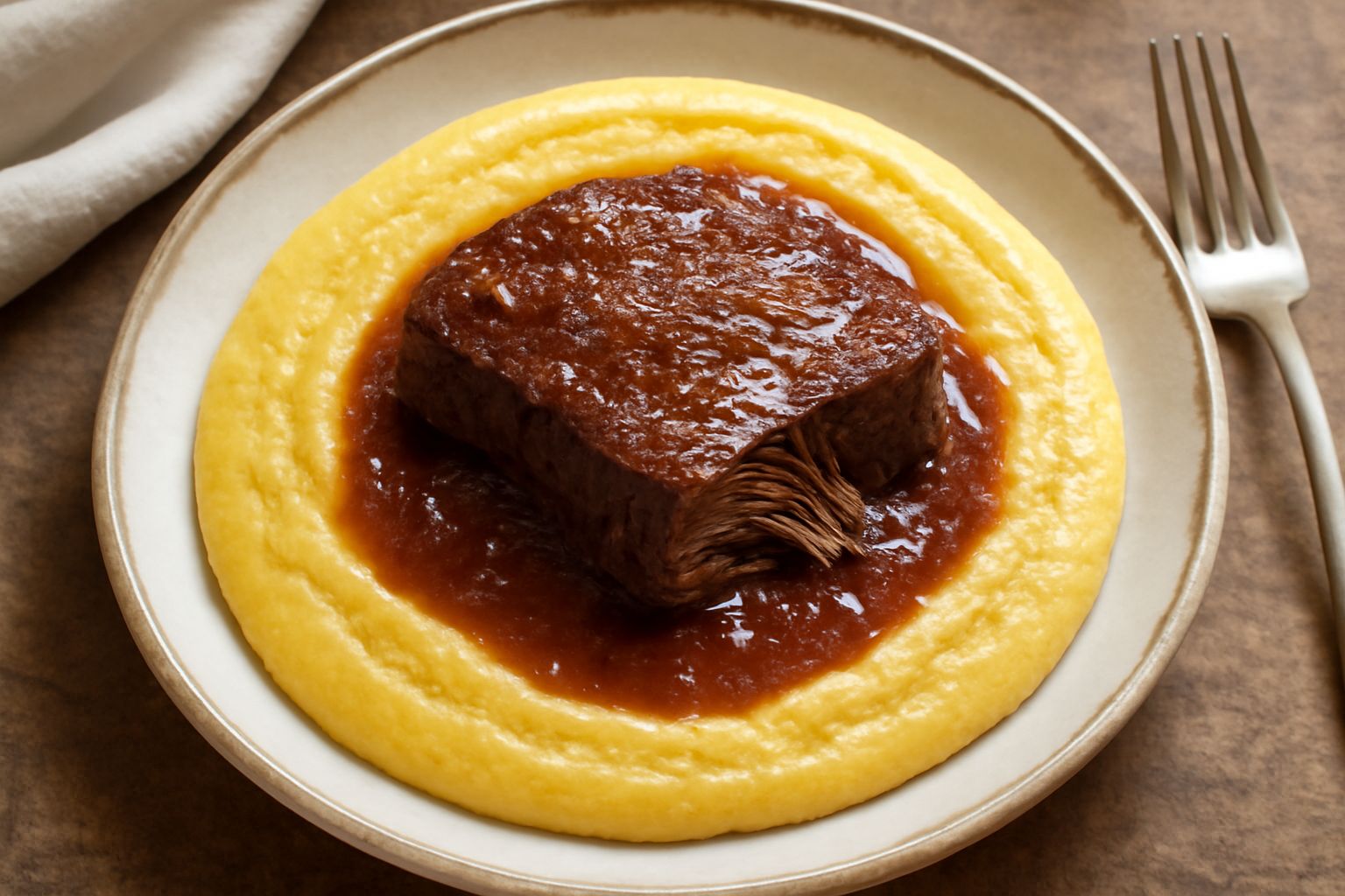 Polenta e brasato