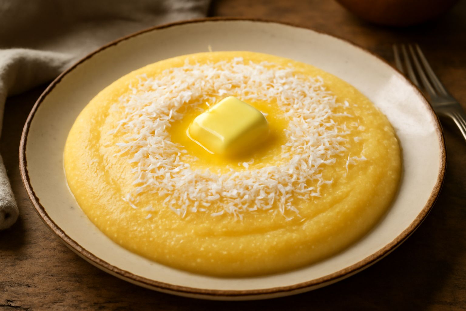 Polenta e burro