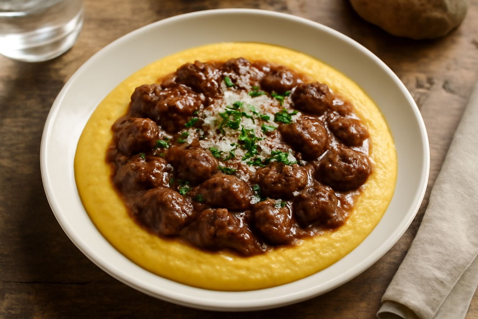 Polenta e cinghiale