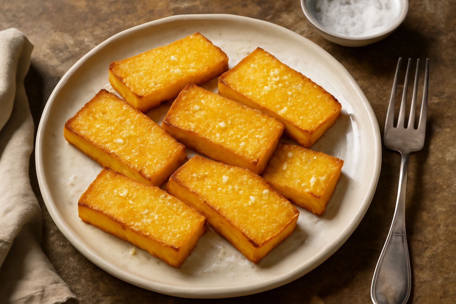 Polenta fritta e salata