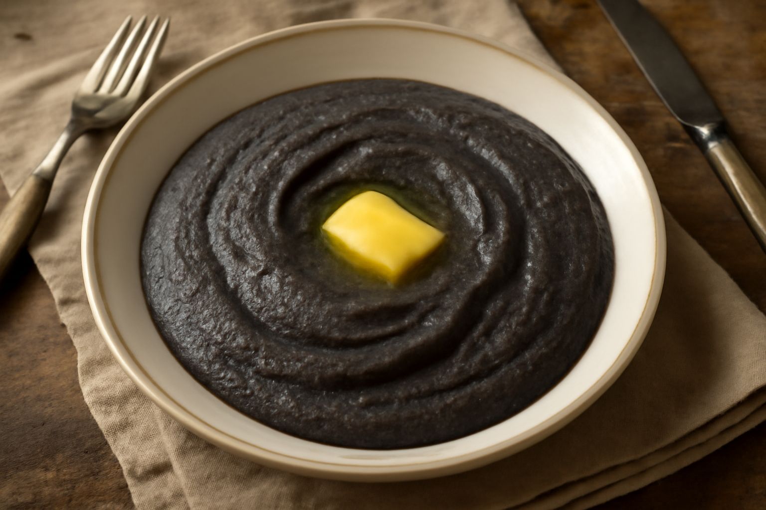Polenta nera
