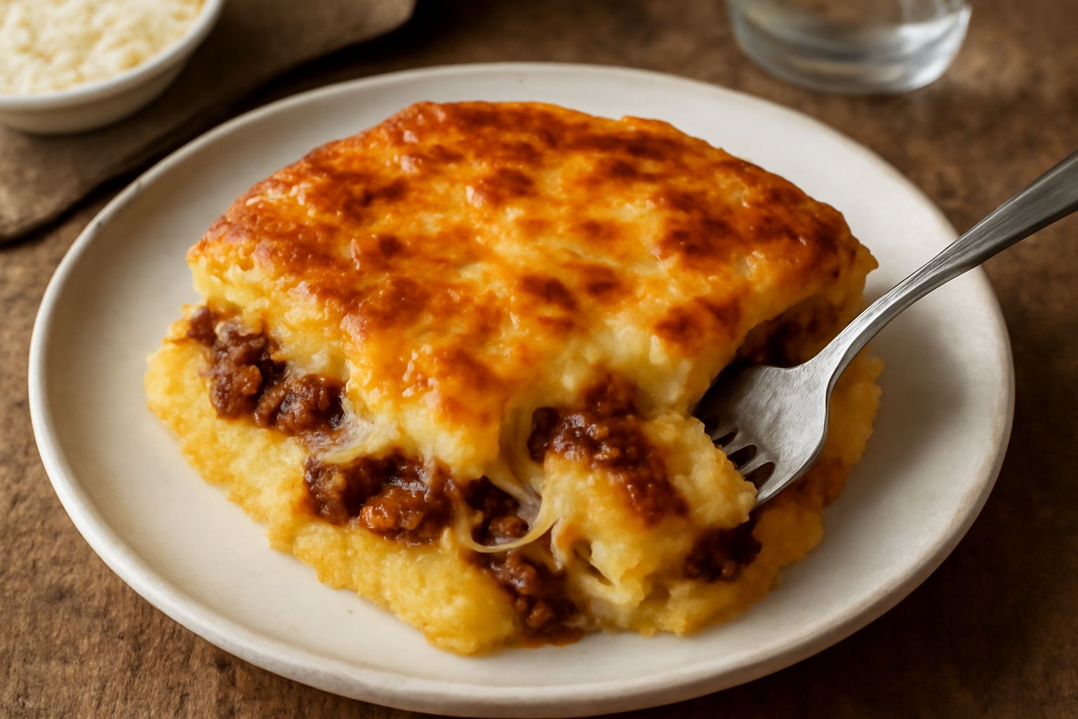 Polenta pasticciata al forno