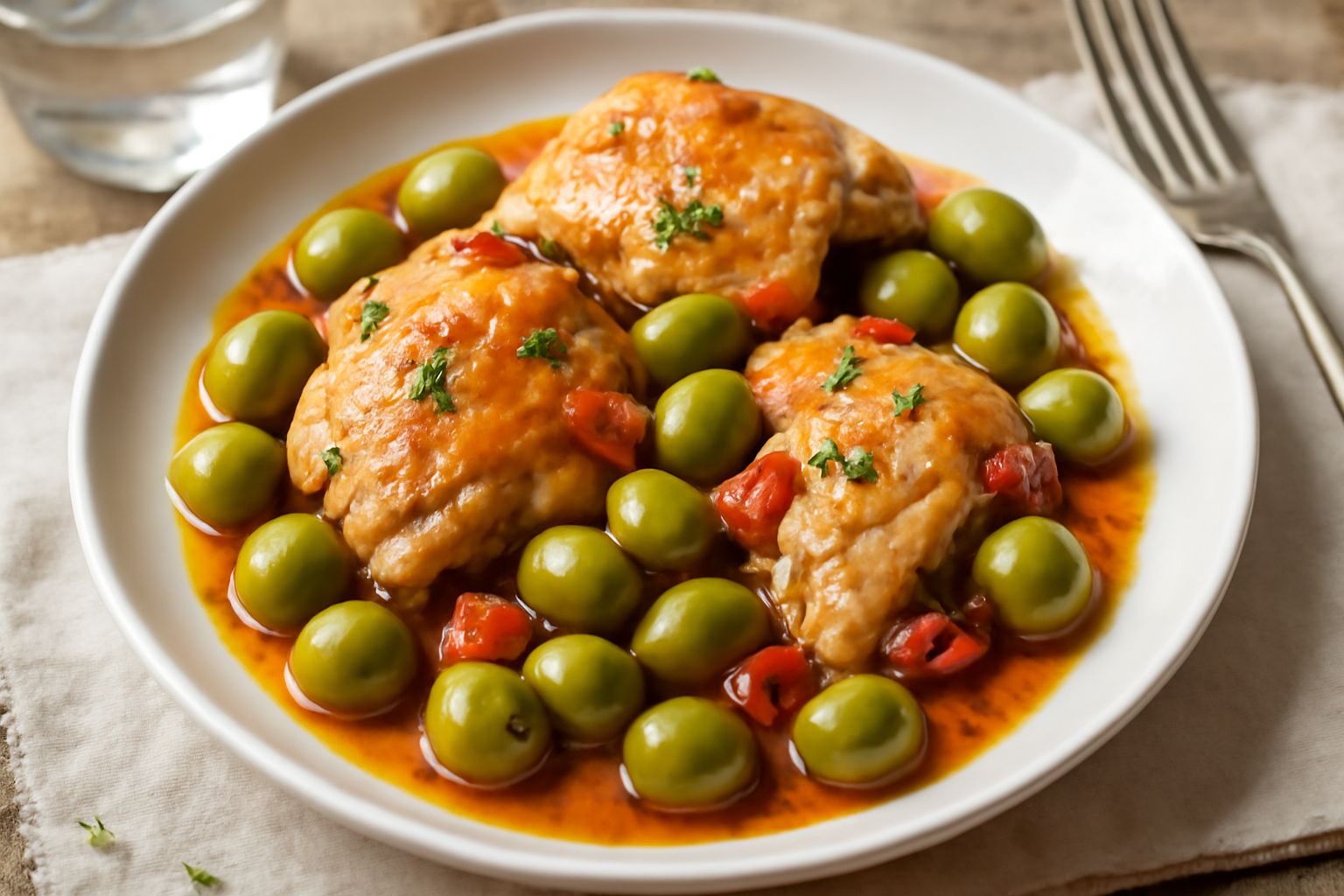 Pollo alle olive
