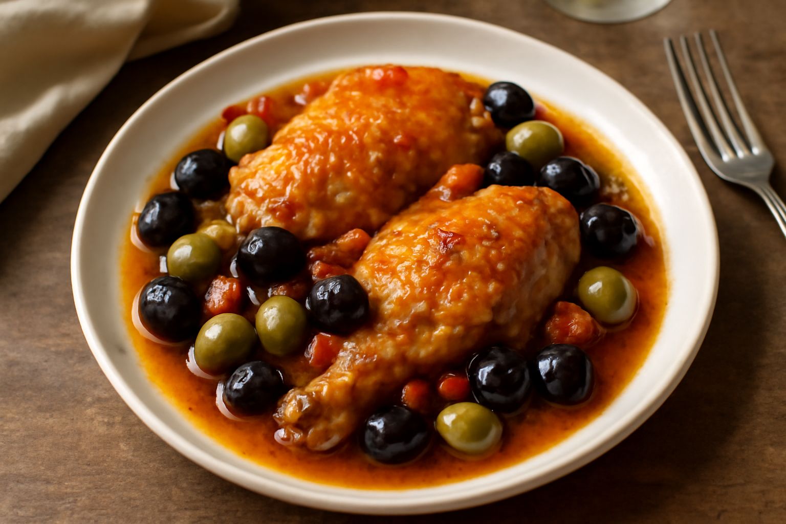 Pollo ca' olive