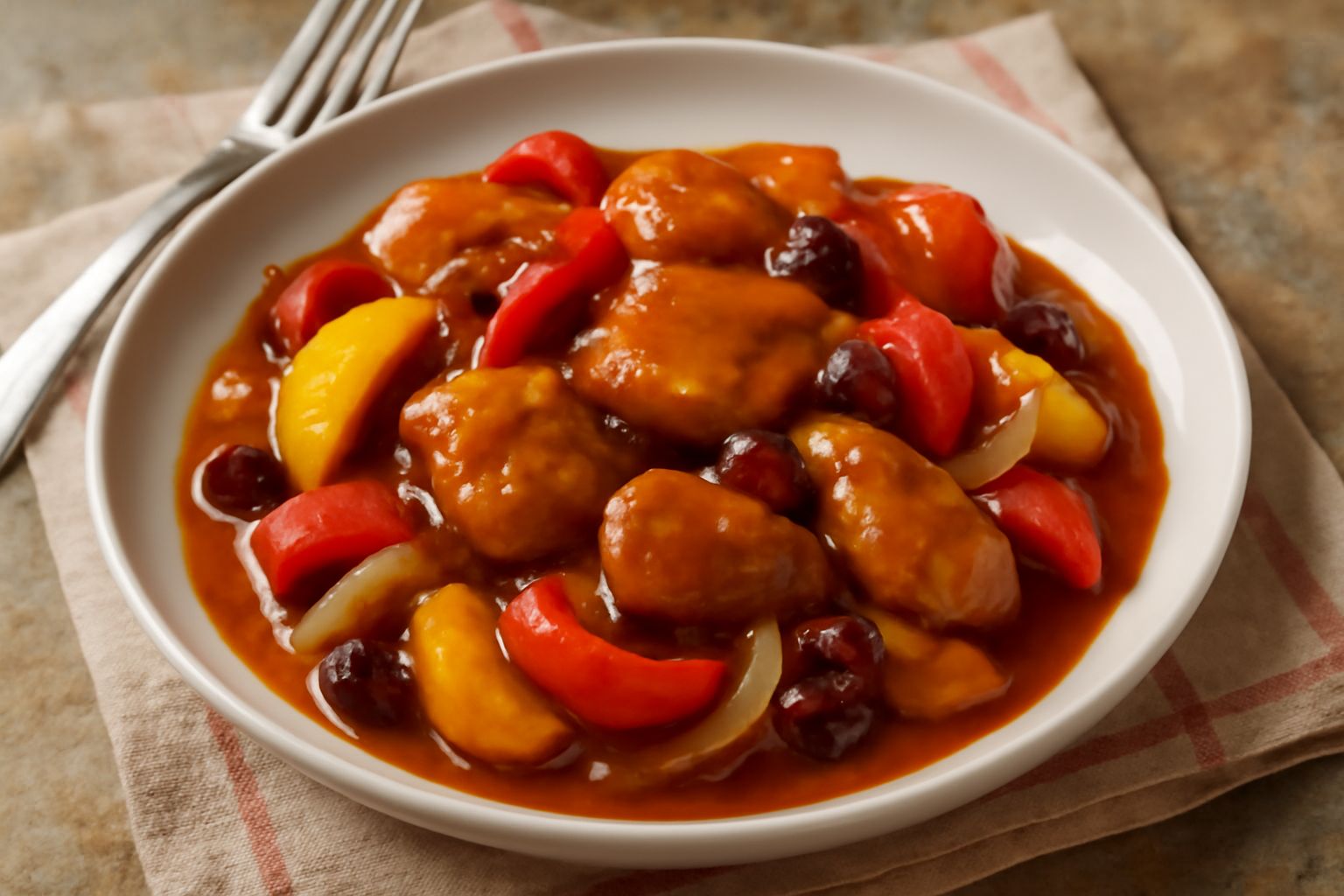 Pollo in agrodolce
