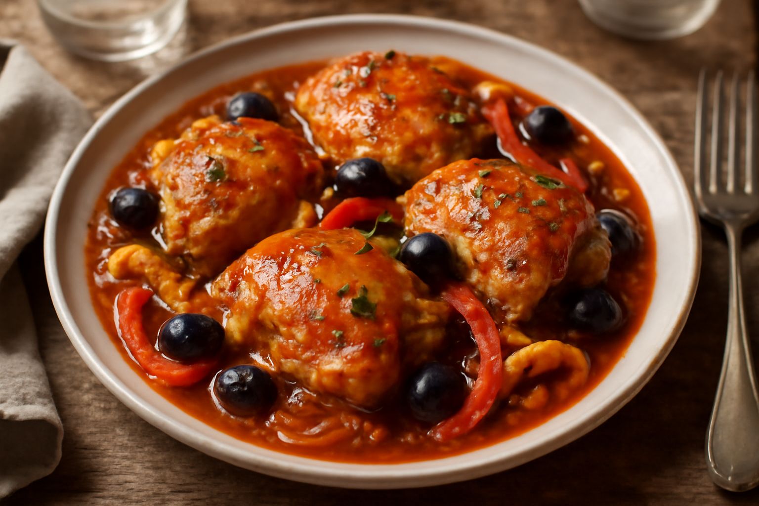 Pollo in cacciatore