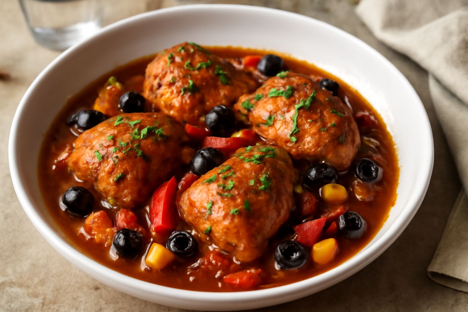 Pollo in potacchio
