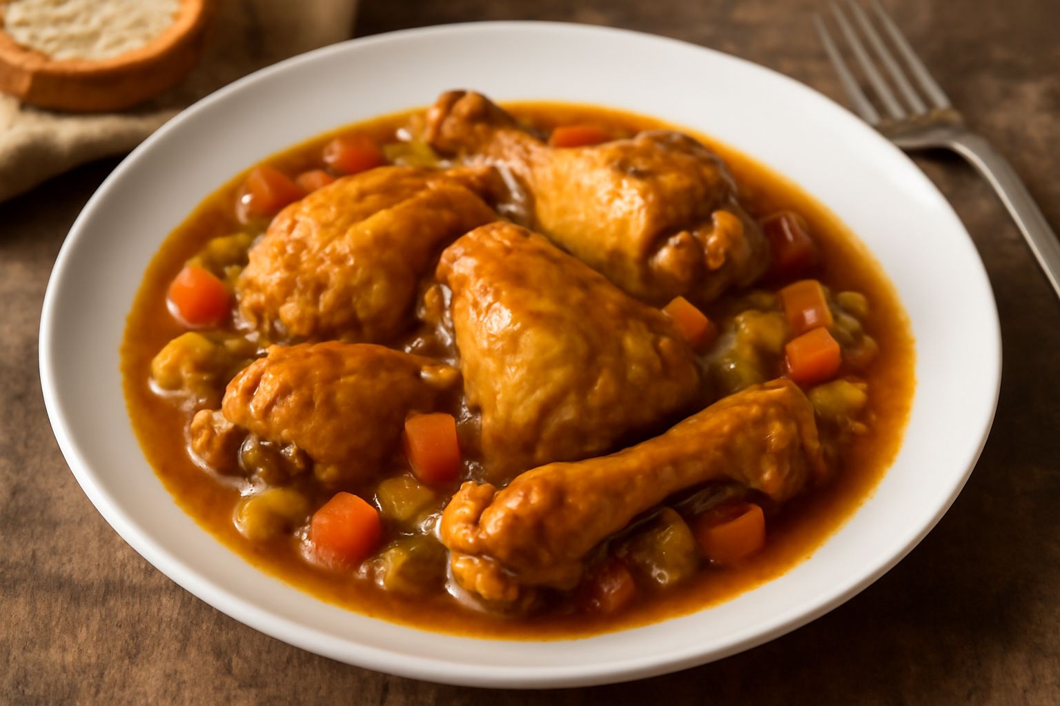 Pollo in umido