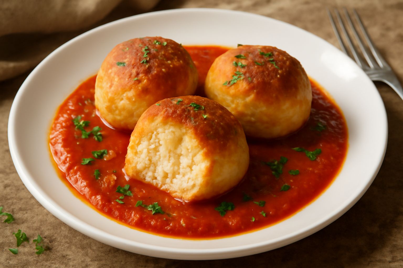 Polpette di pane e formaggio