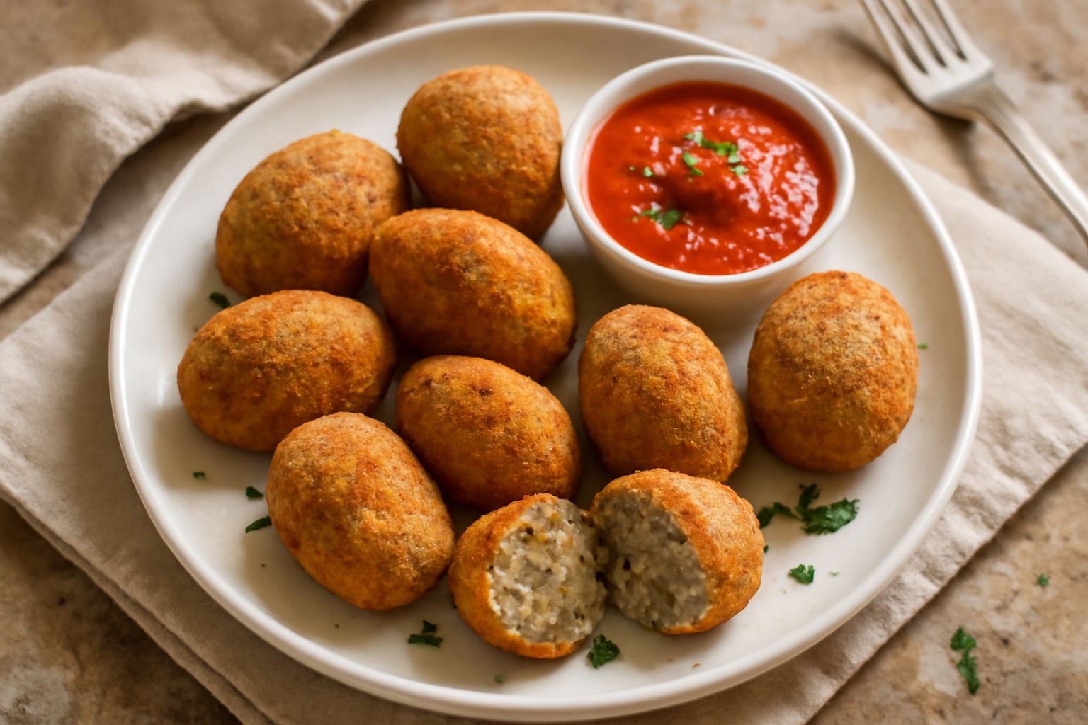 Polpettine di melanzana