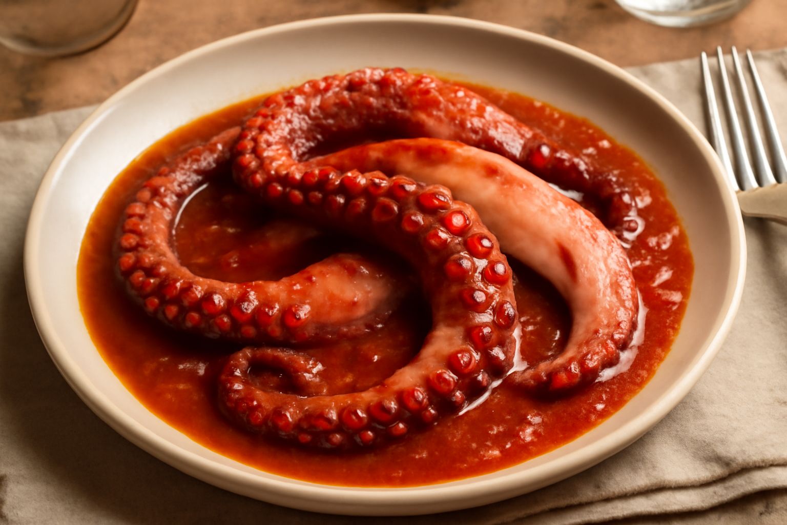 Polpo alla lucchese