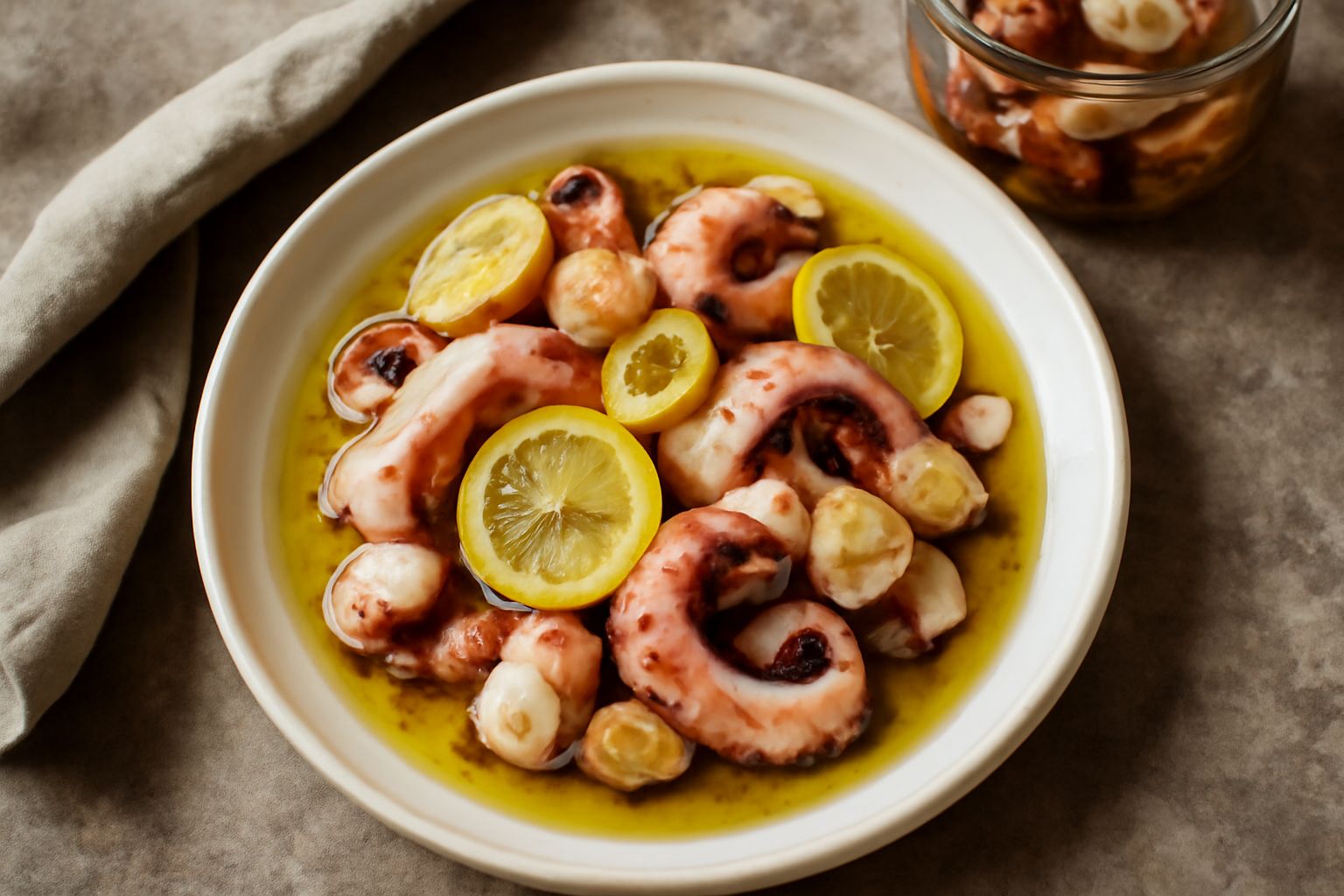 Polpo sotto olio