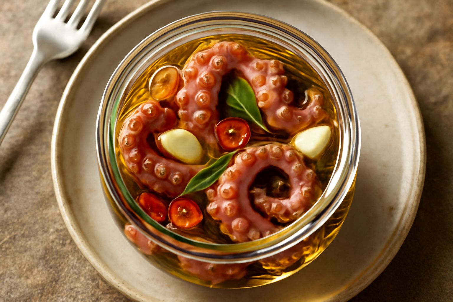Polpo sott'olio