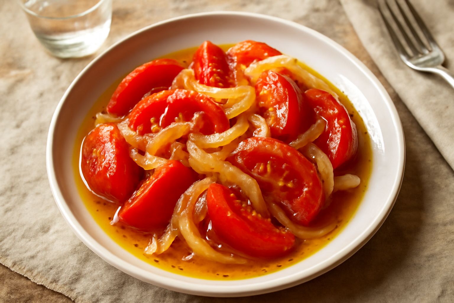 Pomodori con cipolla