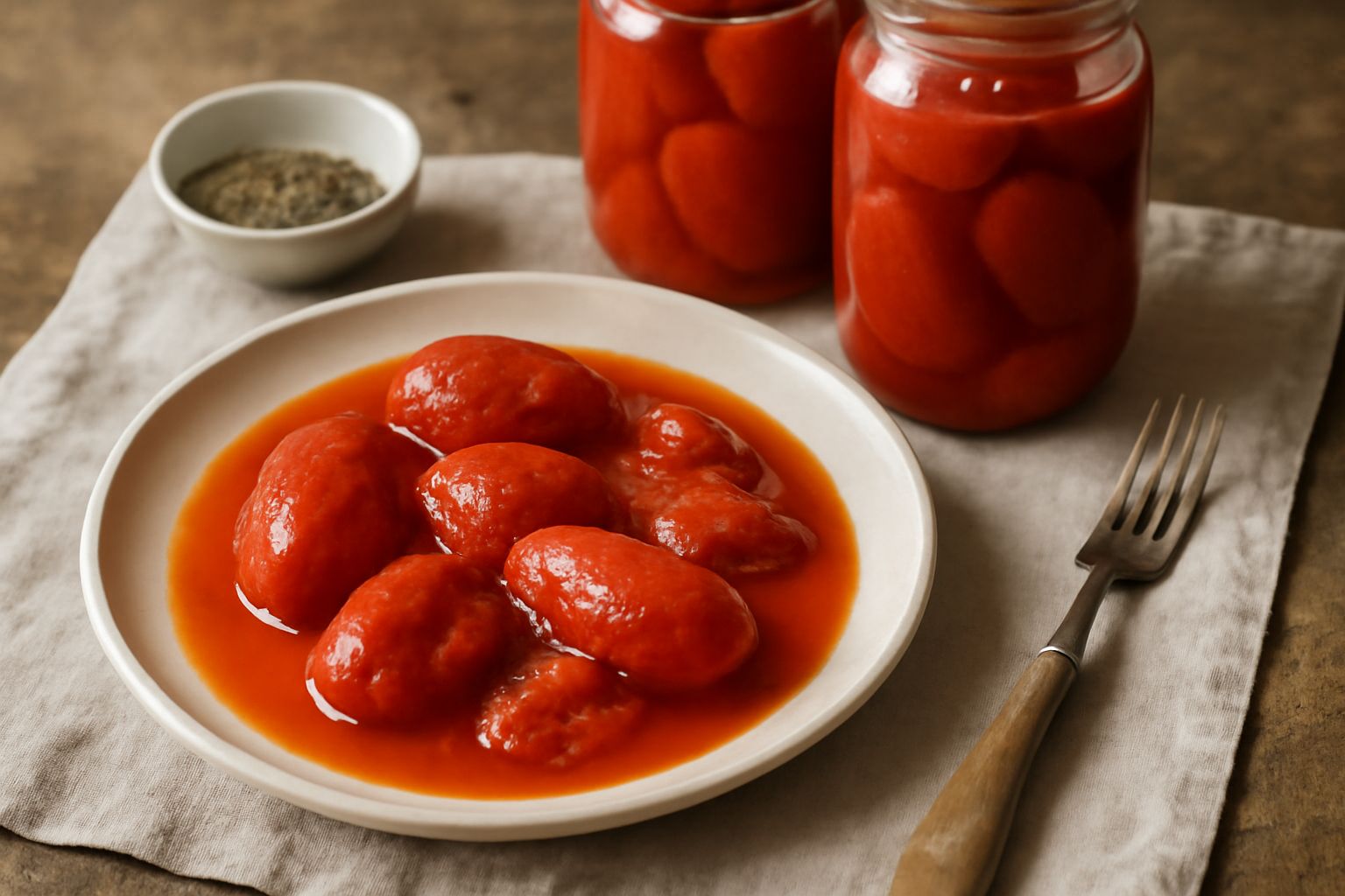 Pomodori pelati fatti in casa