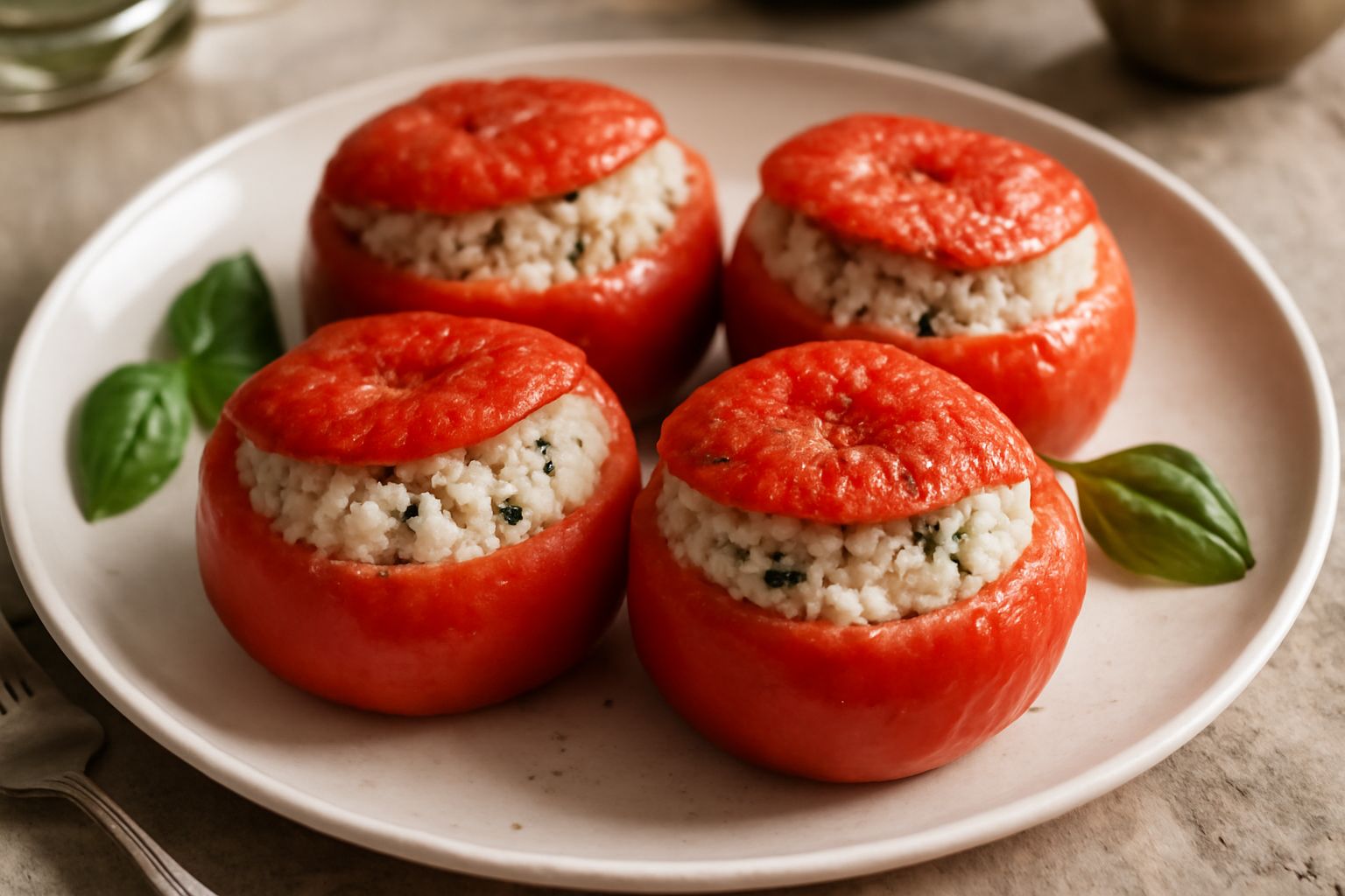 Pomodori ripieni di riso
