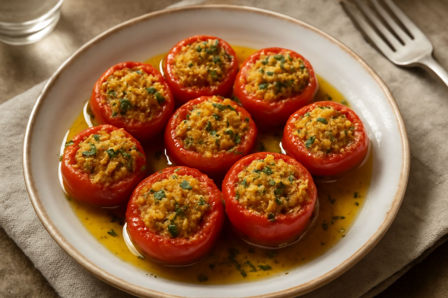 Pomodori ripieni sott'olio