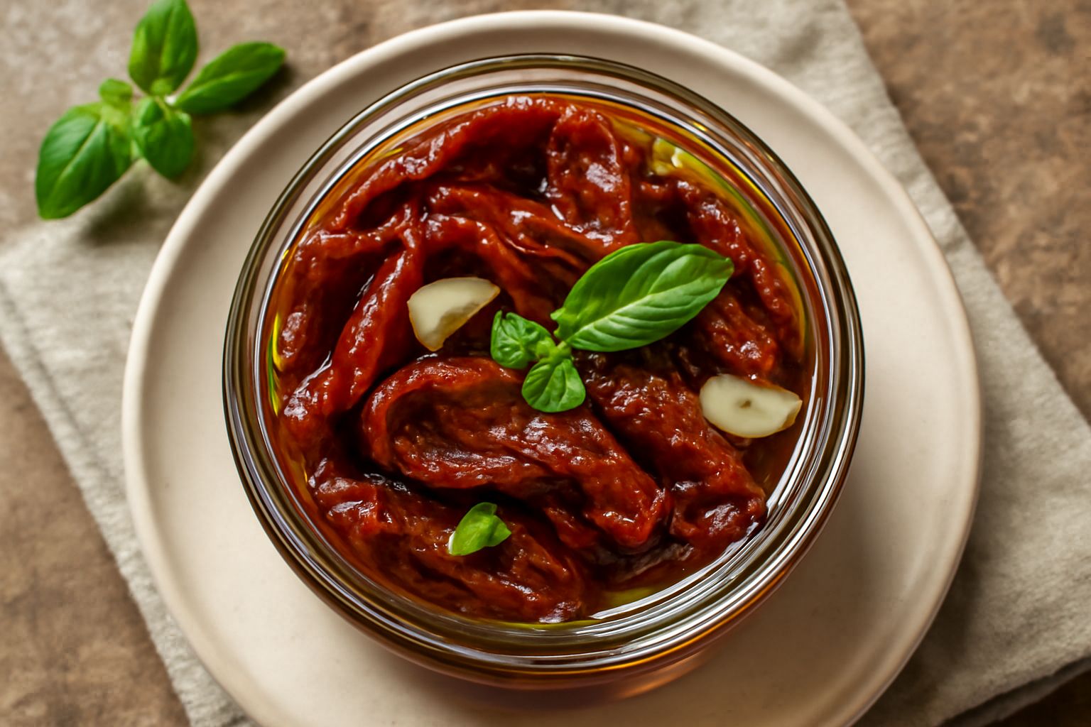 Pomodori seccati sott'olio